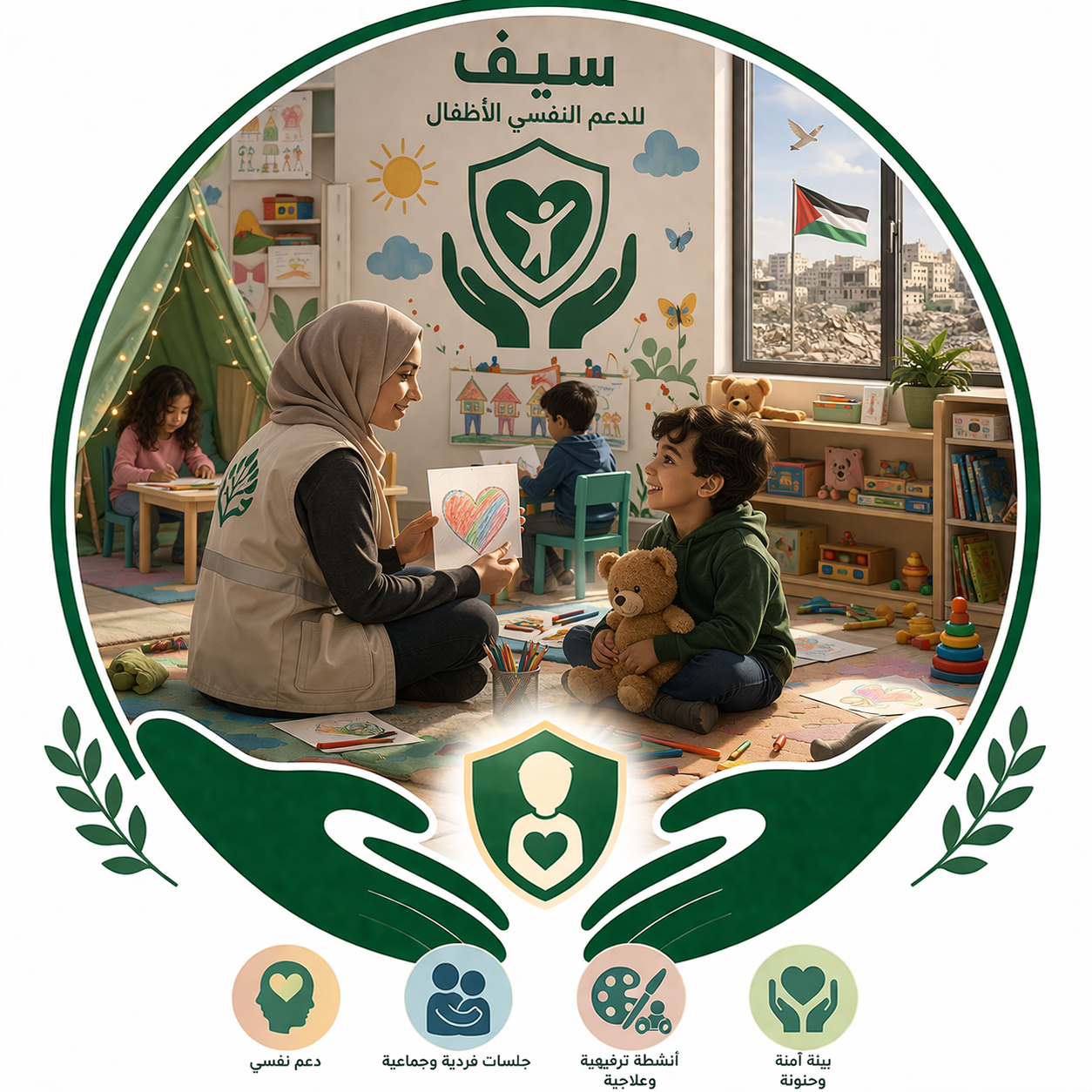 سيف للدعم النفسي للاطفال