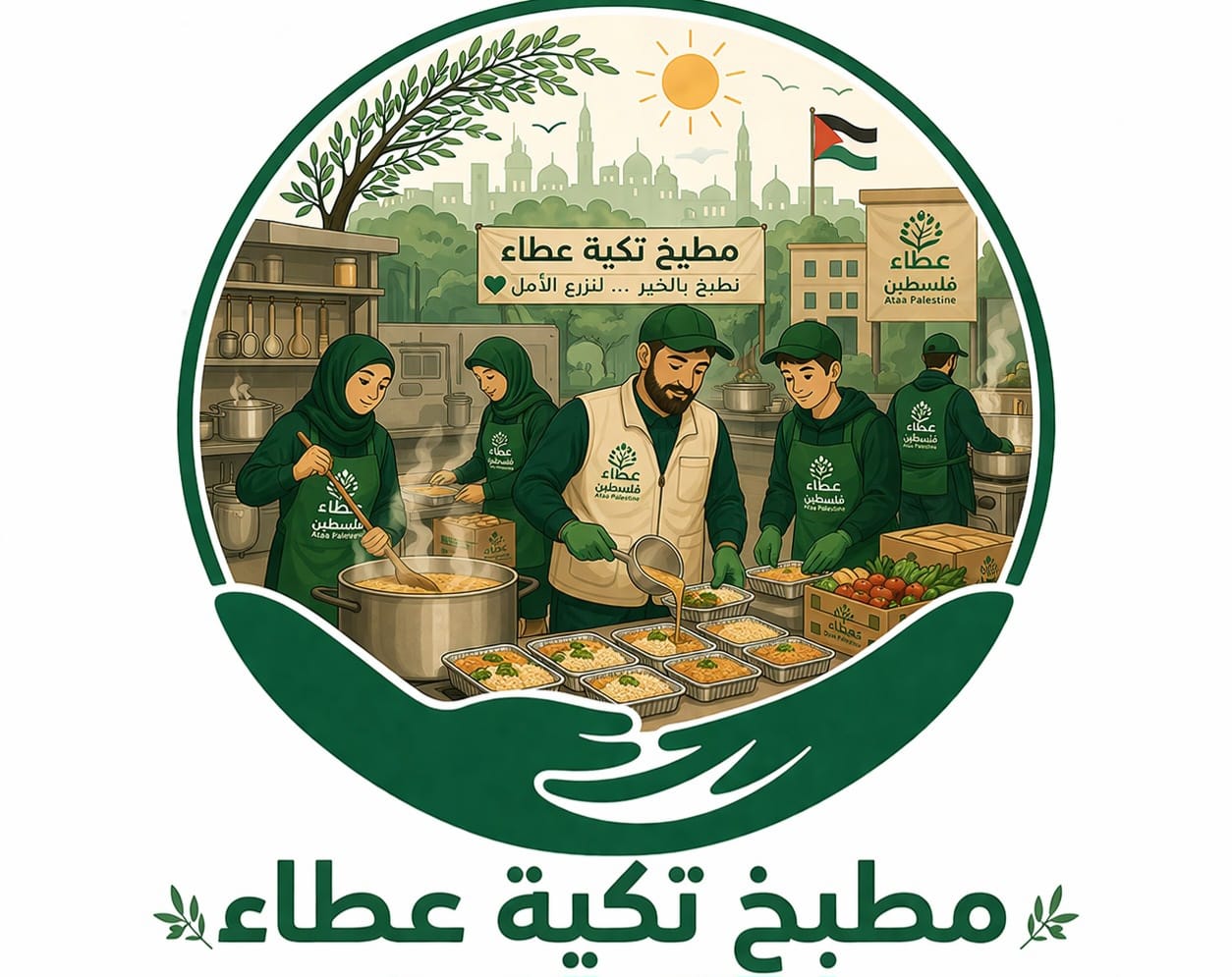 مطبخ “تكيّة عطاء”