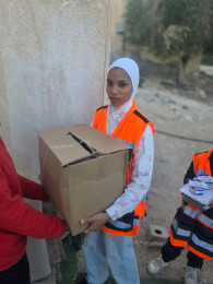 As part of the "Ramadan Brings Us Together with Love and Giving 2026" program... 280 food parcels distributed to needy families and orphans in Ramallah and Jericho governorates