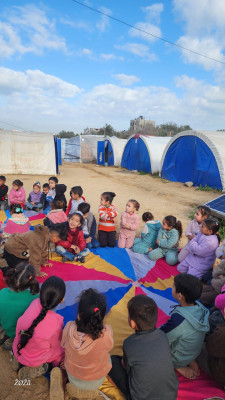 التعاون بين جمعية عطاء فلسطين الخيرية ومؤسسة إنقاذ الطفل ومؤسسة القطان لتأهيل الأطفال